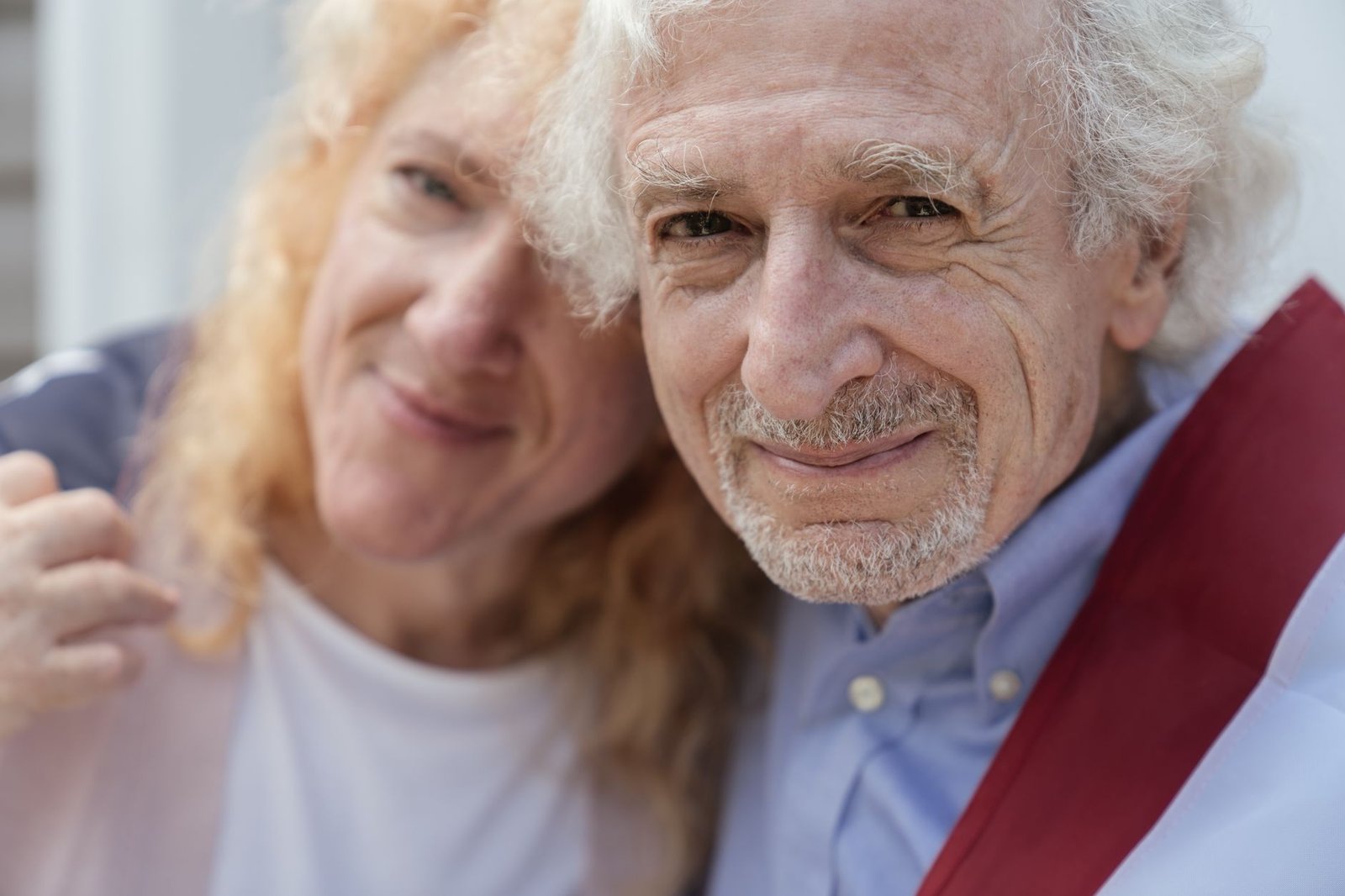 Older National Guard veteran at home reflecting on asbestos exposure during his service years